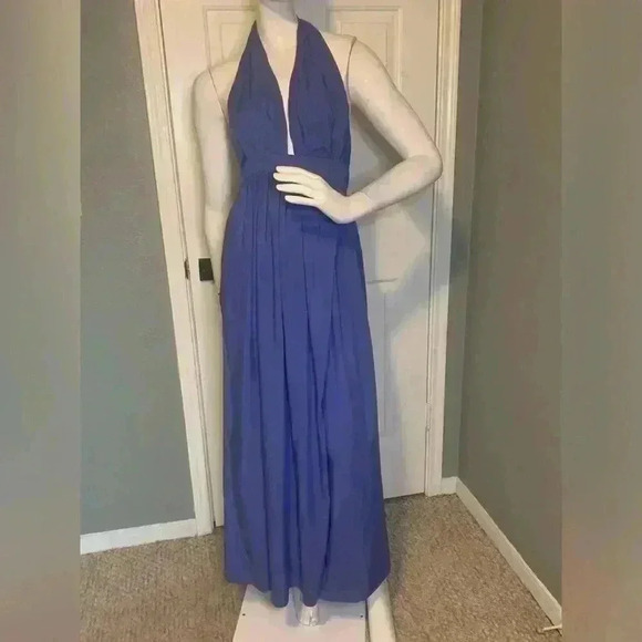 Lulu’s Magical Movement Periwinkle Blue Wrap Maxi Dress - Size S   D6 - Picture 1 of 12